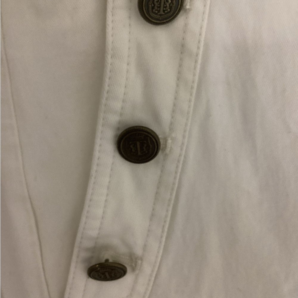 Talbots White Wide Leg Pants Size 12 - Picture 3 of 4